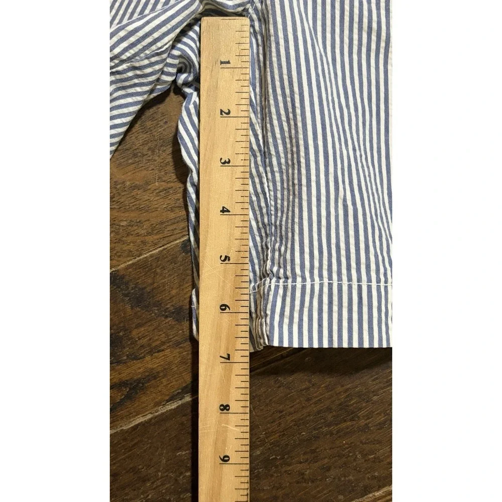 Old Navy Everyday Short Mid Rise Seersucker Chino Shorts 6 Coastal Preppy Golf